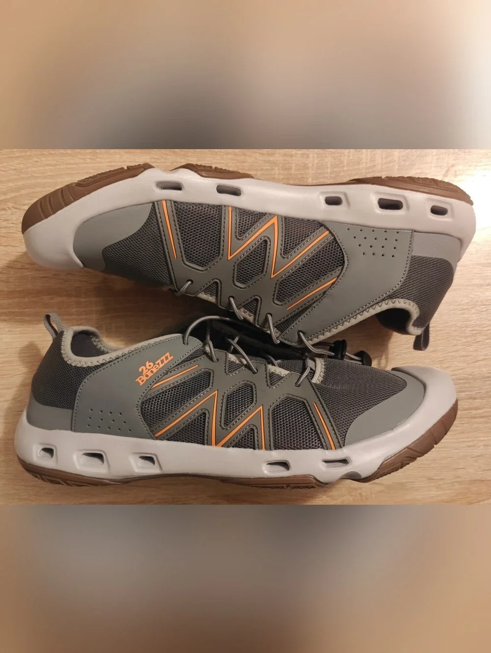 Flozzz HydroPro Water Shoes Men's Size 14 Black Aqua Beach Swim Shoes